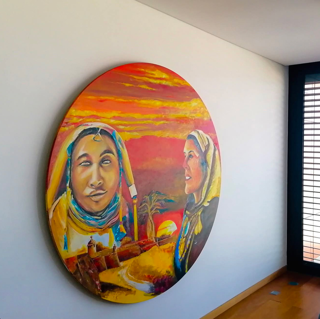 ENTRE MUMUILAS E MINHOTAS - Óleo s/tela