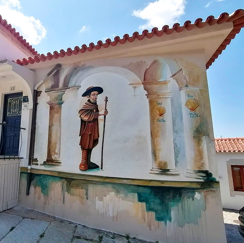 NO CAMINHO - Técnica acrílica s/ parede